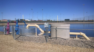 Ball Park Reservoir And Remediated Water Line Discharge System
