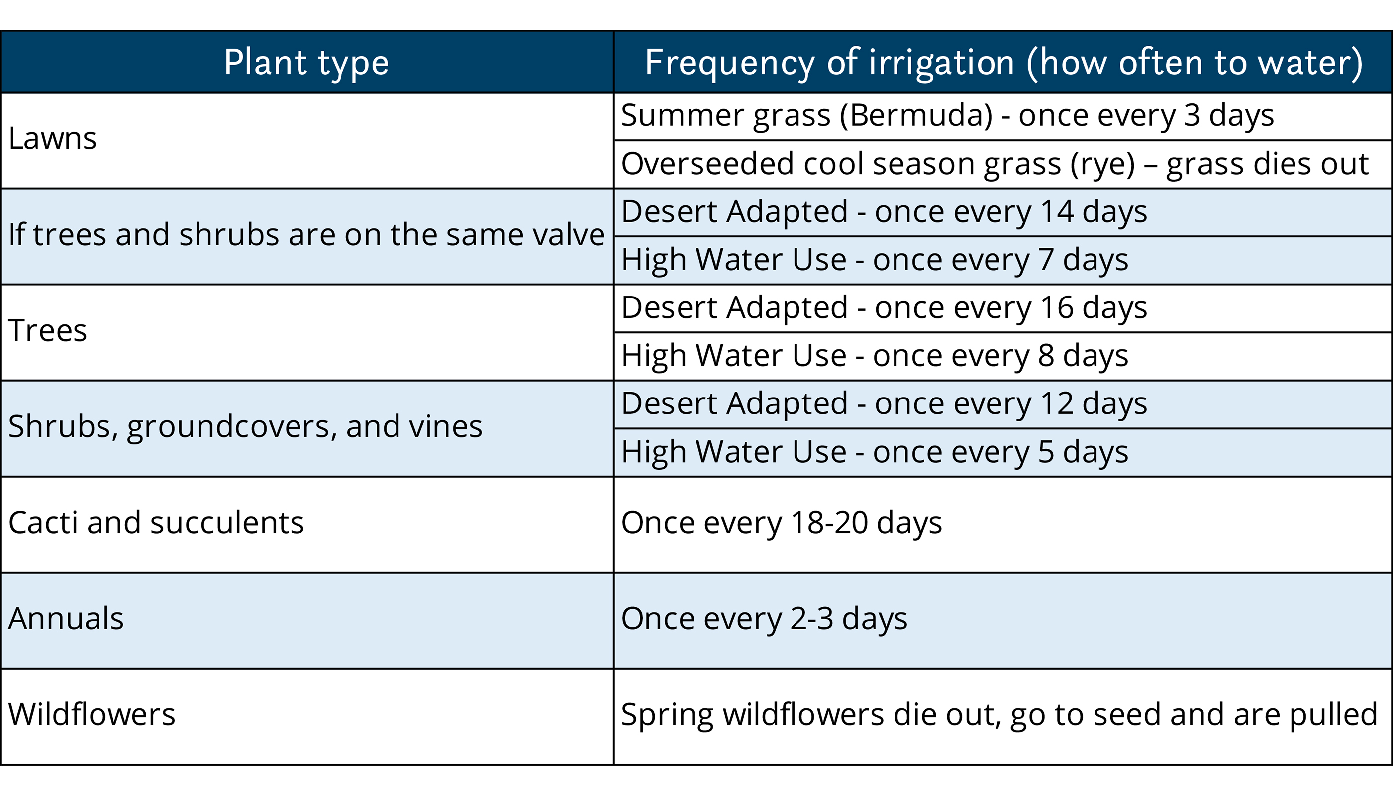 6 June Watering Reminder