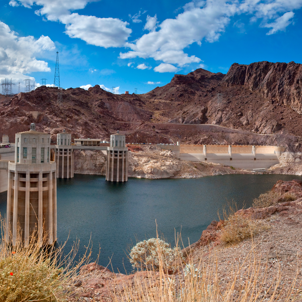 Lake Mead At Hoover Dam